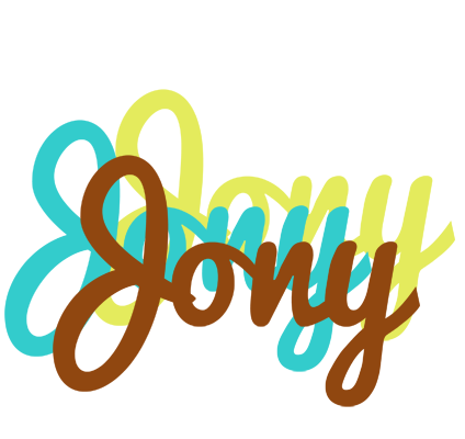 Jony cupcake logo
