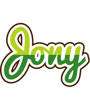Jony golfing logo