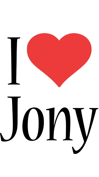 Jony i-love logo