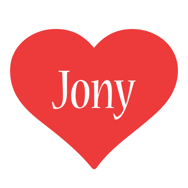 Jony love logo