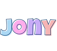 Jony pastel logo