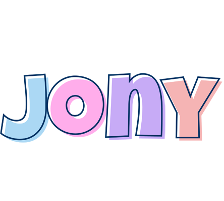 Jony pastel logo