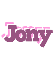 Jony relaxing logo