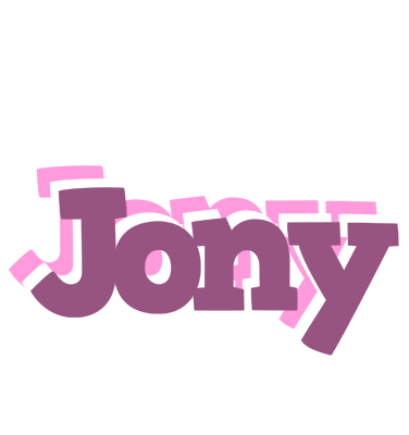 Jony relaxing logo