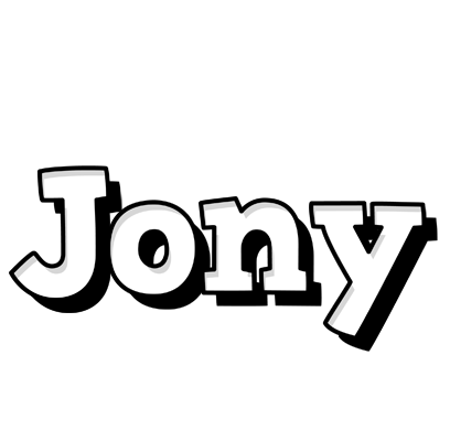 Jony snowing logo