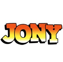 Jony sunset logo