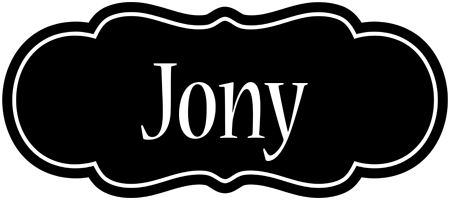 Jony welcome logo