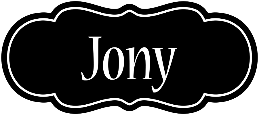 Jony welcome logo