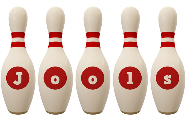 Jools bowling-pin logo