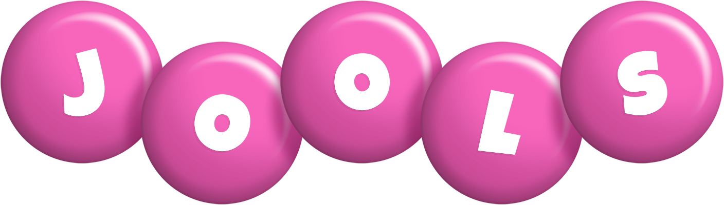 Jools candy-pink logo