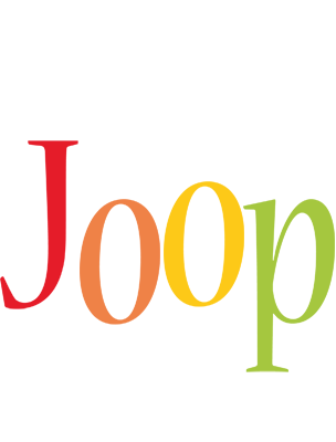 Joop birthday logo