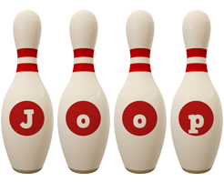 Joop bowling-pin logo