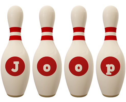 Joop bowling-pin logo