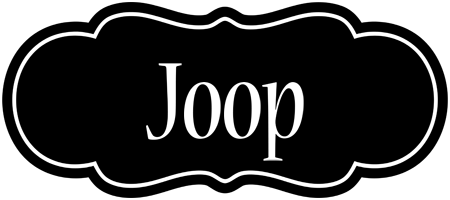 Joop welcome logo