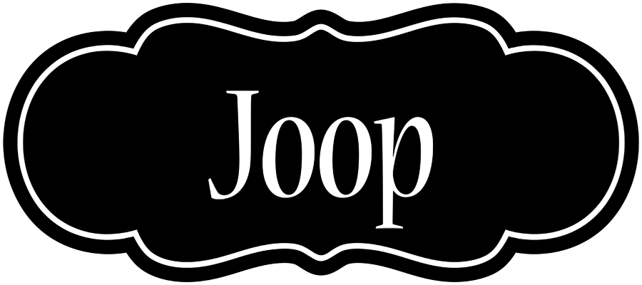Joop welcome logo