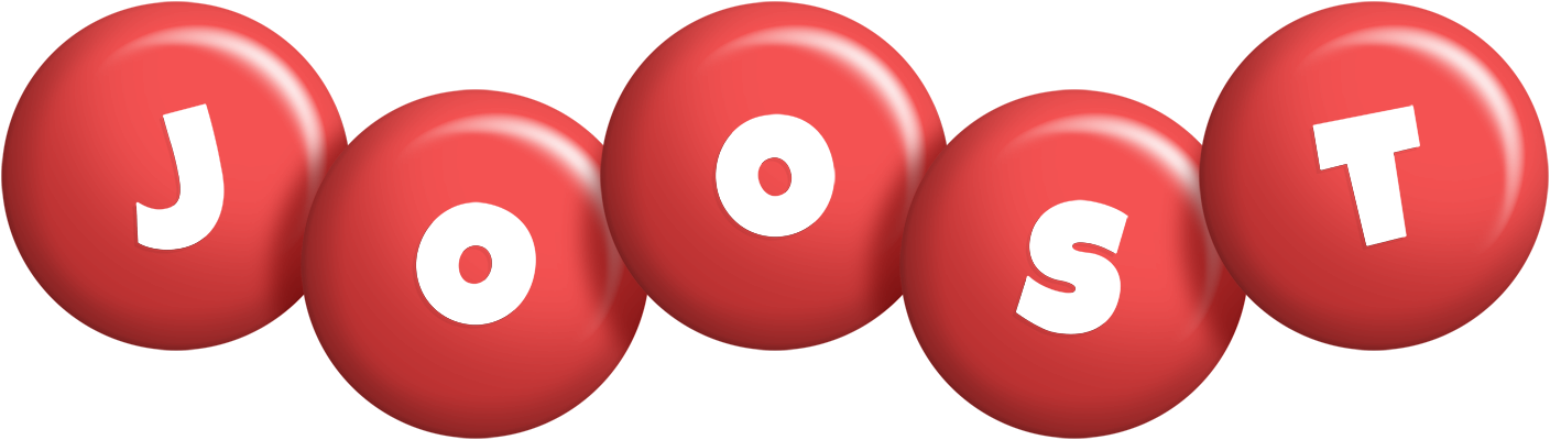 Joost candy-red logo