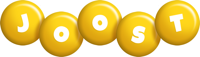 Joost candy-yellow logo