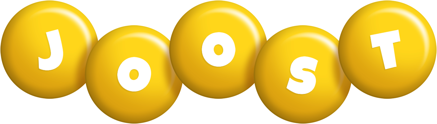 Joost candy-yellow logo