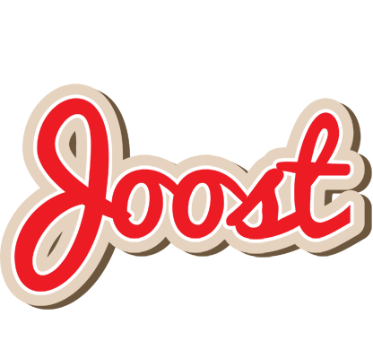Joost chocolate logo