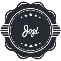 Jopi badge logo