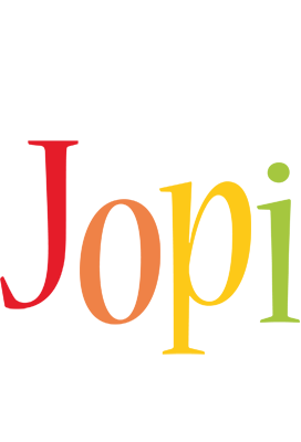 Jopi birthday logo
