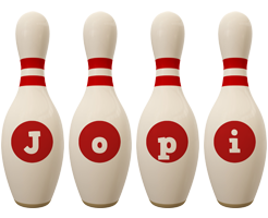 Jopi bowling-pin logo