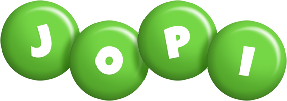 Jopi candy-green logo