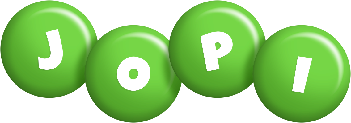Jopi candy-green logo