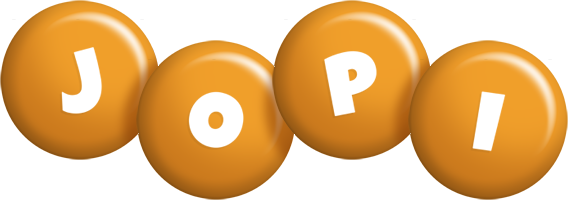 Jopi candy-orange logo