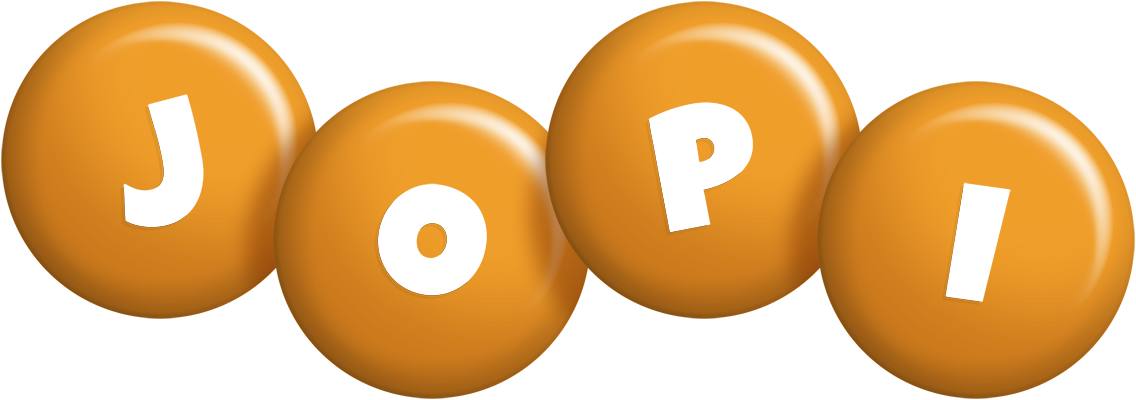 Jopi candy-orange logo
