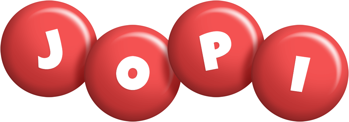 Jopi candy-red logo