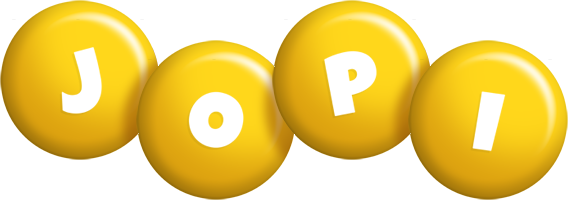 Jopi candy-yellow logo