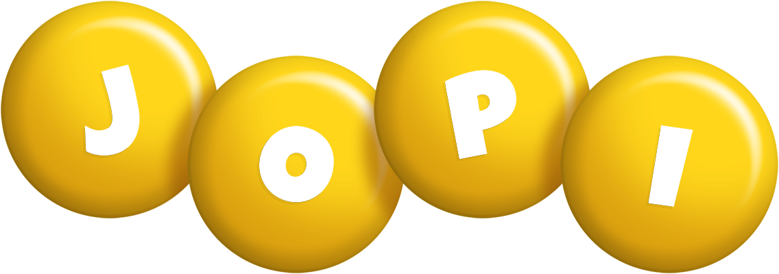 Jopi candy-yellow logo