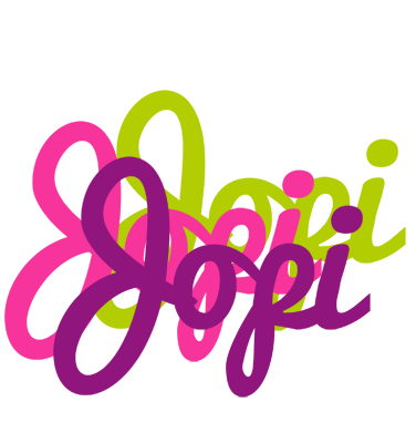 Jopi flowers logo