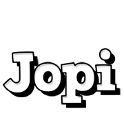 Jopi snowing logo