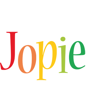 Jopie birthday logo
