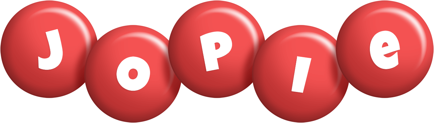 Jopie candy-red logo