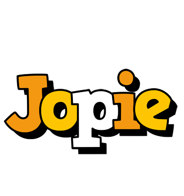 Jopie cartoon logo