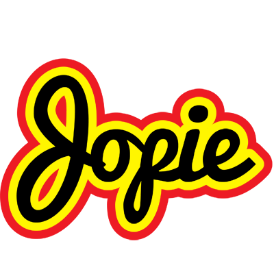 Jopie flaming logo
