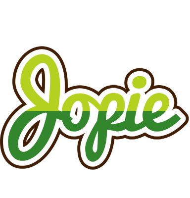 Jopie golfing logo