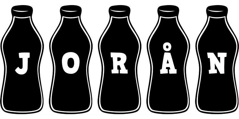 Jorån bottle logo