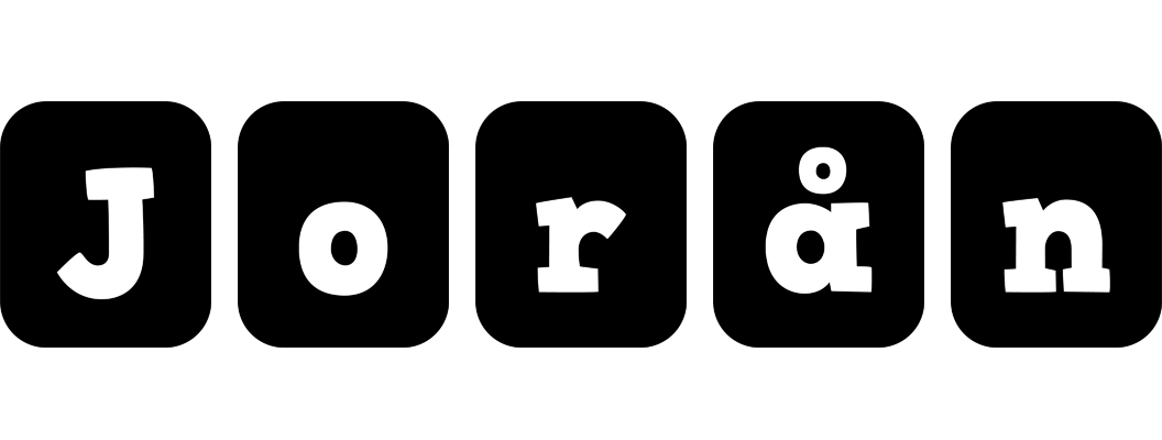 Jorån box logo