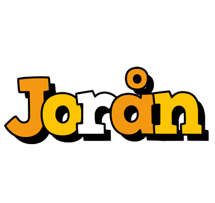 Jorån cartoon logo