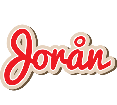 Jorån chocolate logo