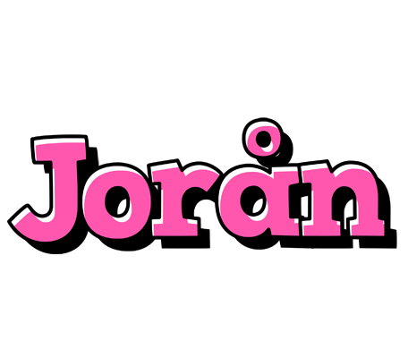 Jorån girlish logo