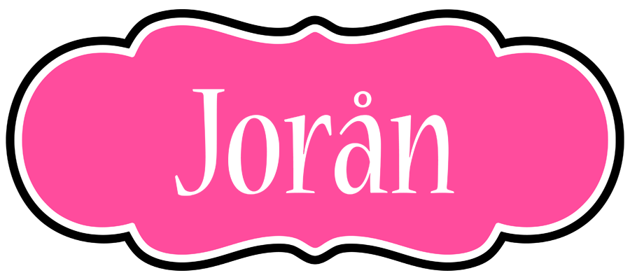 Jorån invitation logo