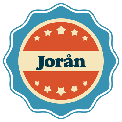 Jorån labels logo