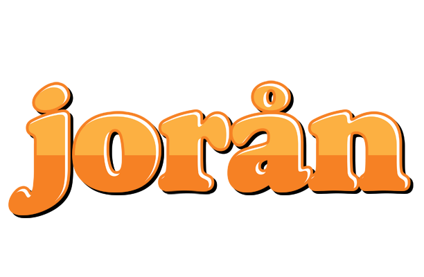 Jorån orange logo