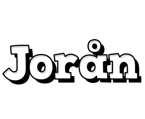 Jorån snowing logo