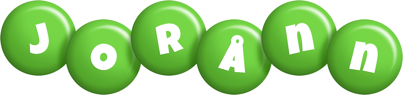 Jorånn candy-green logo